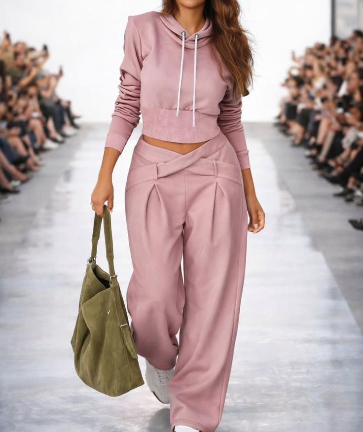 Conjunto deportivo rosa